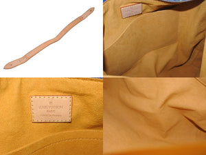 LOUIS VUITTON ルイヴィトン バギーGM ショルダーバッグ M95048 モノグラムデニム ブルー ベージュ 美品 中古 4b002591