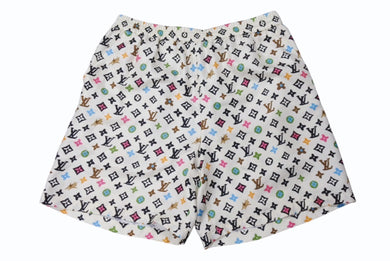 LOUIS VUITTON ルイヴィトン シルクショートパンツ HRP32W サイズ50 モノグラム クラギー 24SS Tyler,The Creator アイボリー 美品 中古 4b002592