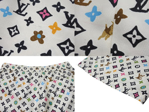 LOUIS VUITTON ルイヴィトン シルクショートパンツ HRP32W サイズ50 モノグラム クラギー 24SS Tyler,The Creator アイボリー 美品 中古 4b002592