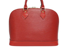 Load image into Gallery viewer, 極美品 LOUIS VUITTON ルイヴィトン アルマPM ハンドバッグ M5214E エピ レザー ゴールド金具 カスティリアンレッド 中古 4b002623