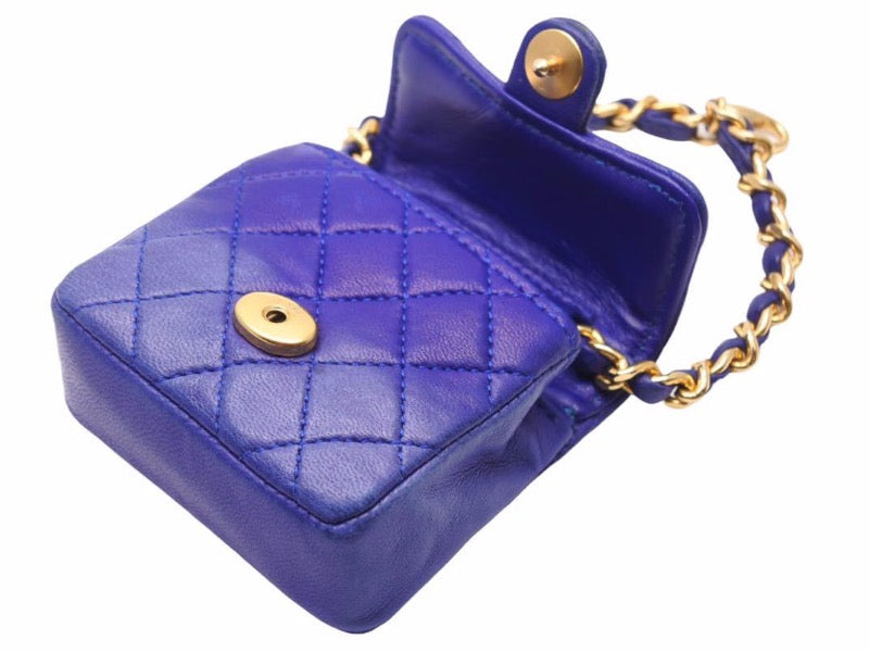 CHANEL シャネル ヴィンテージ ミニミニマトラッセ ポーチ