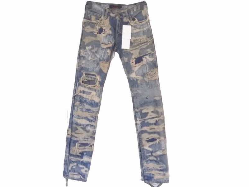 UNDERCOVER アンダーカバー ヴィンテージ名作 85デニム ジーンズボトム ブルー 05AW サイズ1 5A71-P7 レディース 未使用品 25168 正規品