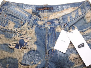 UNDERCOVER アンダーカバー ヴィンテージ名作 85デニム ジーンズボトム ブルー 05AW サイズ1 5A71-P7 レディース 未使用品 25168 正規品