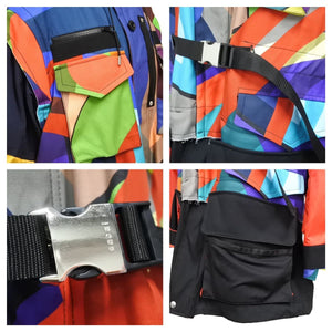 使用品 sacai x KAWS サカイ カウズ ブルゾン ジャケット 未ジャンパー マルチ アウター 21-02561M サイズ1 中古 30472 
