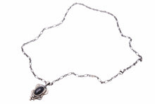 Load image into Gallery viewer, GEORG JENSEN ジョージジェンセン 2015 イヤーペンダント ネックレス ブラック シルバー 925 レディース 美品 中古 30670