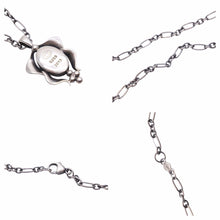 Load image into Gallery viewer, GEORG JENSEN ジョージジェンセン 2015 イヤーペンダント ネックレス ブラック シルバー 925 レディース 美品 中古 30670