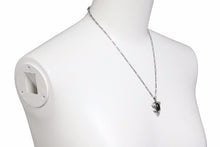 Load image into Gallery viewer, GEORG JENSEN ジョージジェンセン 2015 イヤーペンダント ネックレス ブラック シルバー 925 レディース 美品 中古 30670