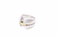 Load image into Gallery viewer, GEORG JENSEN ジョージジェンセン リング 指輪 シルバー 925 ゴールド 16号 メンズ 良品 中古 30675