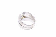Load image into Gallery viewer, GEORG JENSEN ジョージジェンセン リング 指輪 シルバー 925 ゴールド 16号 メンズ 良品 中古 30675