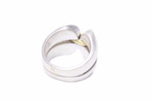 Load image into Gallery viewer, GEORG JENSEN ジョージジェンセン リング 指輪 シルバー 925 ゴールド 16号 メンズ 良品 中古 30675