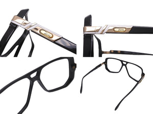 CAZAL カザール サングラス フレーム 復刻版 黒縁 59▫︎14 140 627/3 ブラック ゴールド金具 美品 中古 32244 