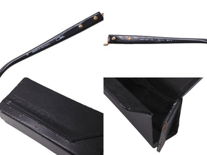 CAZAL カザール サングラス フレーム 復刻版 黒縁 59▫︎14 140 627/3 ブラック ゴールド金具 美品 中古 32244 