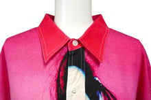 Load image into Gallery viewer, 新品同様品 VETEMENTS ヴェトモン マリリンマンソン 長袖シャツ 18AW UAH19SH301 Mサイズ コットン ピンク 中古 32322