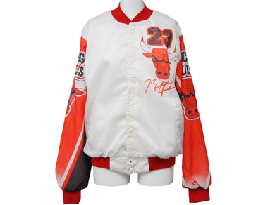 NBA エヌビーエー CHICAGO BULLS シカゴ ブルズ JORDAN ジョーダン ヴィンテージ ブルゾン ジャンパー ジャケット S 中古 29323
