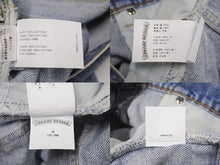 画像をギャラリービューアに読み込む, 未使用 CHROME HEARTS × Levi&#39;s クロムハーツ リーバイス クロスパッチ デニムスカート インディゴブルー ブラック サイズ26 中古 4b003354 