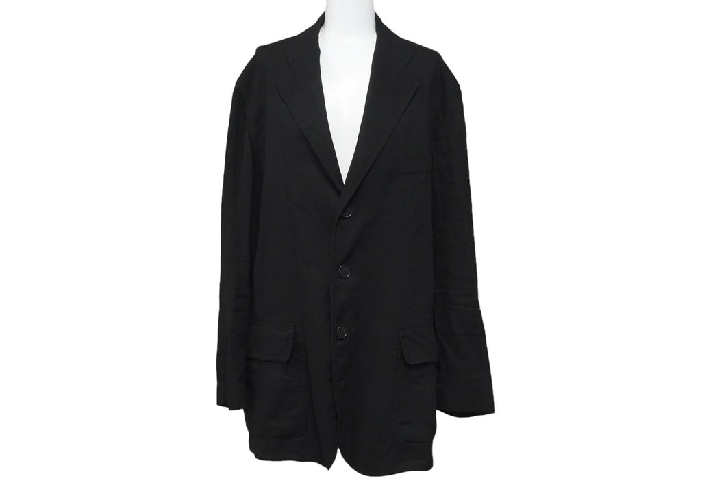 ISSEY MIYAKE イッセイミヤケ テーラード ジャケット サイズ2 12SS ME61FD212 ブラック 美品 中古 34307