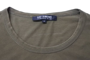 RAF SIMONS ラフシモンズ 05AW MMXXII TEE Tシャツ 半袖 アーカイブ ポルターガイスト期 コットン カーキ 46 メンズ 良好 N34309 