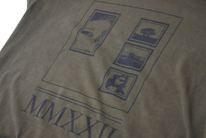 RAF SIMONS ラフシモンズ 05AW MMXXII TEE Tシャツ 半袖 アーカイブ ポルターガイスト期 コットン カーキ 46 メンズ 良好 N34309 