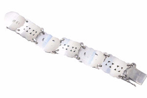 特大サイズ GEOGE JENSEN ジョージ ジェンセン ブレスレット 14 シルバー 925 49.65g ムーンストーン ヴィンテージ 美品 34443