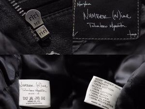 NUMBER (N)INE/ナンバーナイン 05AW THE HIGH STREET期 ドッキングライダースジャケット サイズ0 美品 中古 N34551
