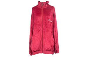 SEAN JOHN ショーン ジョン ジャケット 90S トップス サイズXL ベロア ワインレッド 美品 中古 36043