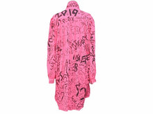 Load image into Gallery viewer, BALENCIAGA バレンシアガ ウィメンズ レディース スカート 34 ピンク ブラック ワンピース ロゴ 596199 19FW 美品 36890
