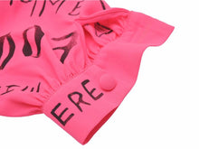 Load image into Gallery viewer, BALENCIAGA バレンシアガ ウィメンズ レディース スカート 34 ピンク ブラック ワンピース ロゴ 596199 19FW 美品 36890
