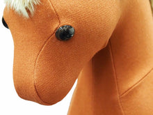 Load image into Gallery viewer, 美品 HERMES エルメス HERMY エルミー 揺り木馬 おもちゃ 定価60万 ブラウン ベージュ ロッキングホース 馬 ベビー用品 中古 36959