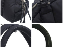 Load image into Gallery viewer, PRADA プラダ TESSUTO BOMBER ボンバー ボストンバッグ ナイロン ショルダー ハンド ブラック ユニセックス BL0880 良好品 N37087