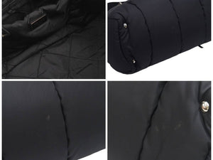 PRADA プラダ TESSUTO BOMBER ボンバー ボストンバッグ ナイロン ショルダー ハンド ブラック ユニセックス BL0880 良好品 N37087