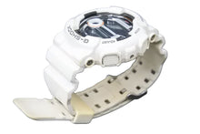 Load image into Gallery viewer, G-SHOCK Gショック 時計 腕時計 アナログ デジタル カーボン ウレタン ホワイト シルバー金具 メンズ 美品 中古 37404