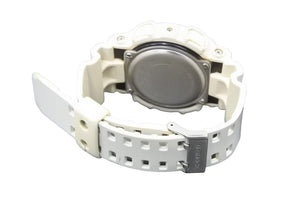 G-SHOCK Gショック 時計 腕時計 アナログ デジタル カーボン ウレタン ホワイト シルバー金具 メンズ 美品 中古 37404