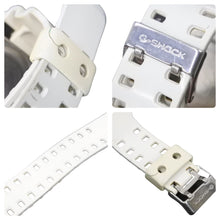 Load image into Gallery viewer, G-SHOCK Gショック 時計 腕時計 アナログ デジタル カーボン ウレタン ホワイト シルバー金具 メンズ 美品 中古 37404