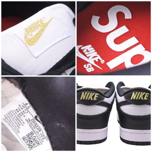 ナイキ NIKE DH3228-102 2021SS Supreme × Nike SB Dunk Low ダンク ロウ ブラック スター 黒 US8.5 26.5cm 未使用 37584 