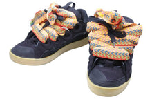 Load image into Gallery viewer, LANVIN ランバン スニーカー CURB ブラック FM-SKRK11-DRAG-A20 シューズ 靴 カーフ レザー スウェード サイズ42 中古 37686