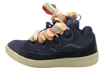 Load image into Gallery viewer, LANVIN ランバン スニーカー CURB ブラック FM-SKRK11-DRAG-A20 シューズ 靴 カーフ レザー スウェード サイズ42 中古 37686