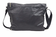 Load image into Gallery viewer, DIOR HOMME ディオールオム ショルダーバッグ ブラック ラムスキン ジップデザイン メンズ 良好 37948