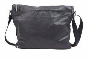 DIOR HOMME ディオールオム ショルダーバッグ ブラック ラムスキン ジップデザイン メンズ 良好 37948