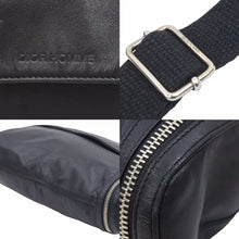 Load image into Gallery viewer, DIOR HOMME ディオールオム ショルダーバッグ ブラック ラムスキン ジップデザイン メンズ 良好 37948