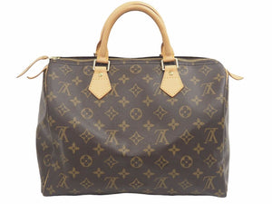 LOUIS VUITTON ルイヴィトン ヴィンテージ スピーディ30 M41526 ハンドバッグ モノグラム ブラウン ユニセックス 極美品 中古 37994
