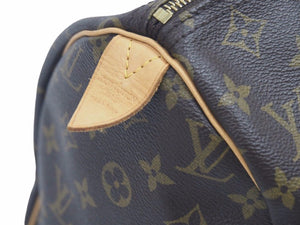 LOUIS VUITTON ルイヴィトン ヴィンテージ スピーディ30 M41526 ハンドバッグ モノグラム ブラウン ユニセックス 極美品 中古 37994