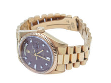 Load image into Gallery viewer, ロレックス デイデイト 1803/5 バーガンディー ダイアル ステラ 1975年頃 日ロレOH Gilt Dial 金無垢 8PD 中古 正規品 38739