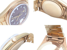 Load image into Gallery viewer, ロレックス デイデイト 1803/5 バーガンディー ダイアル ステラ 1975年頃 日ロレOH Gilt Dial 金無垢 8PD 中古 正規品 38739