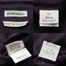Load image into Gallery viewer, マルジェラ期 HERMES エルメス ヴァルーズシャツ サイズ 34 パープル 希少 長袖シャツ ヴィンテージ レディース 美品 39366