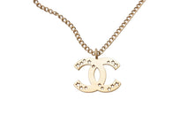 Load image into Gallery viewer, 極美品 CHANEL シャネル ココマーク ネックレス 重量約5.5g 03A刻印 全長約42.5cm メタル GP ゴールド スター くり抜き 中古 4b002789
