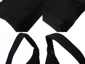 PRADA プラダ ホーボー ハンドバッグ ワンショルダーバッグ MV515 トライアングルロゴ ナイロン ブラック 美品 中古 4b003907