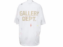 Load image into Gallery viewer, LANVIN ランバン GALLERY DEPT ギャラリーデプト ペンキ加工Tシャツ ホワイト マルチカラー 新品未使用 46292