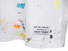 Load image into Gallery viewer, LANVIN ランバン GALLERY DEPT ギャラリーデプト ペンキ加工Tシャツ ホワイト マルチカラー 新品未使用 46292