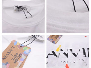 LANVIN ランバン GALLERY DEPT ギャラリーデプト ペンキ加工Tシャツ ホワイト マルチカラー 新品未使用 46292