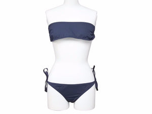 Christian Dior クリスチャンディオール ビキニ スイムウェア 水着 上下セット ネイビー レディース 美品 40712